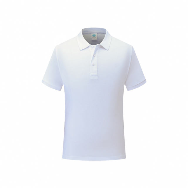 Black Pure Cotton Lapel Work Shirt for Men Women Officer Polo Shirts PQ7988A