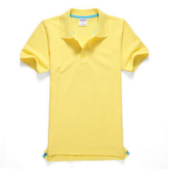 Light Green Women Advertising Shirts Pure Cotton POLO Shirts Men Workwear PQ4P002N