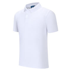 Blue High Quality Cotton Lapel T-shirt Advertising Shirt Work Tops Polo Shirt PQ2001H