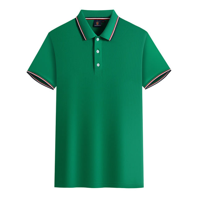 Black HAVVA PIQUE Cotton Work Clothes T-shirt Custom Men Polo Shirts PQ8538A