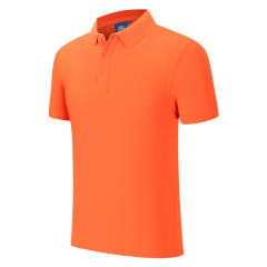 Grey High Quality Cotton Lapel T-shirt Advertising Shirt Work Tops Polo Shirt PQ2001B