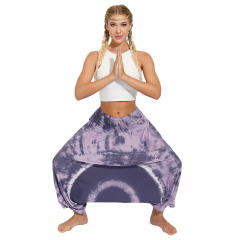Women Harem Hippie Pants Bohemia Style Yoga Leggings PQYCL-078