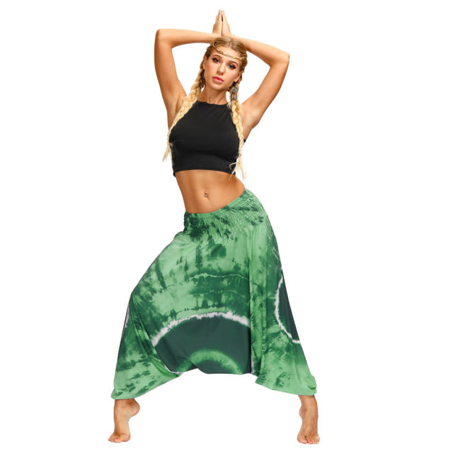 Women Harem Hippie Pants Bohemia Style Yoga Leggings PQYCL-081
