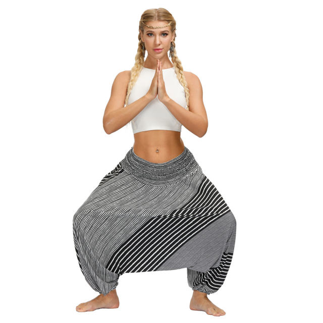 Women Bohemia Style Yoga Leggings Harem Hippie Pants PQYCL-071