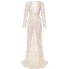 Women Pregnant Dress Sexy Deep V Neck Maternity Gown Lace See-through Elegant Long Dresses PQ9848A