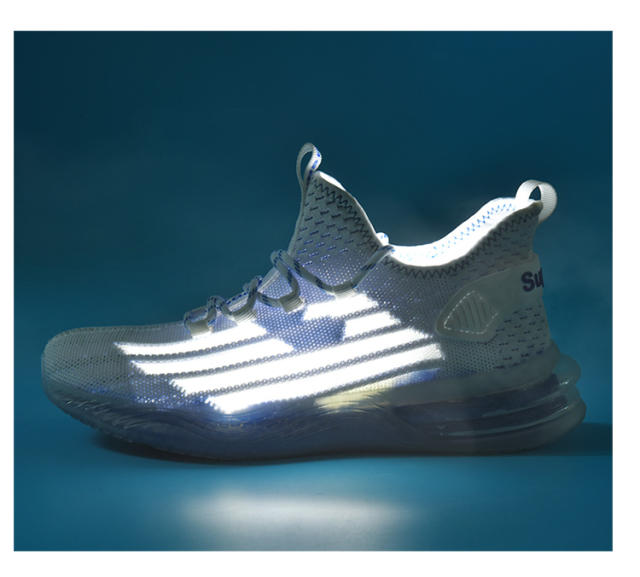 Wholesale Men High Quality Lightweight Jogging Sneakers Breathable Comfortable Mesh Running popcorn sole Shoes MX-2026C size 39-46