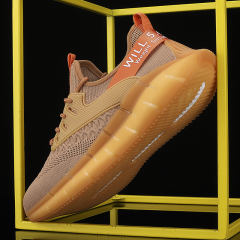 Wholesale Men Lightweight Knited Sneakers Breathable Soft Comfortabel Mesh Running Shoes MX-11911B Size 39-46