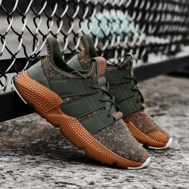 Wholesale Men Lightweight Knited Sneakers Breathable Soft Comfortabel Mesh Running Shoes MX-8001B Size 39-46