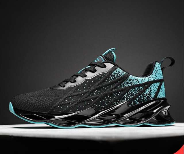 Wholesale Knited Men Lightweight  Sneakers Breathable Soft Comfortable Running Shoes WK-G33D size 39-46