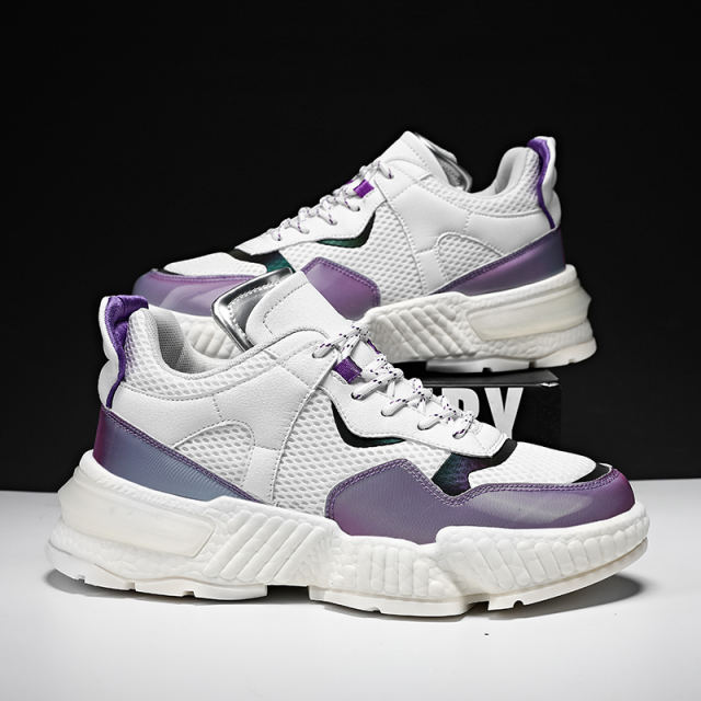 Wholesale Men Lightweight Fashion High Quality Sneakers Breathable Soft Comfortabel Mesh Running Shoes WK-G63A