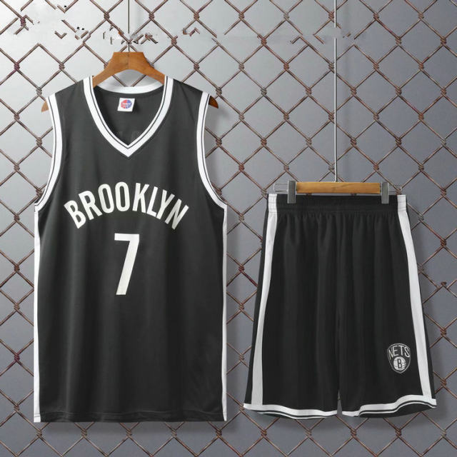White Kyrie Irving Basketball Jersey For Adult Brooklyn Team Uniform Children PQKD007C