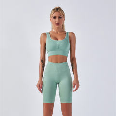 Red Yoga Outfits Women Fitness Wear Running Leggings Bubble Butt Squat Pants PQYJ009D