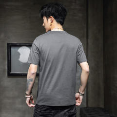White Trend Casual Cotton T Shirts Summer Fashion T-shirt For Men RL8141B