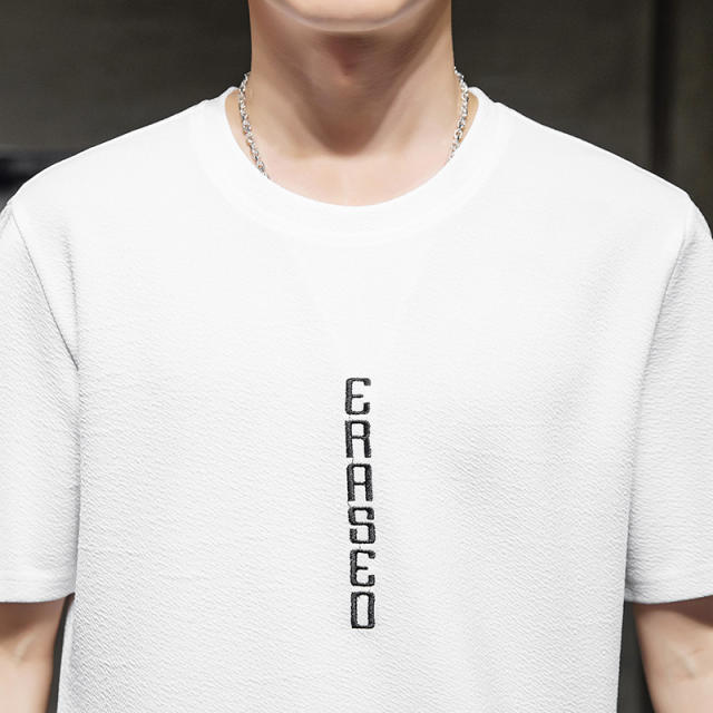 Yellow Summer Men T-shirt For Travel Fashion Casual Tops RL8160B