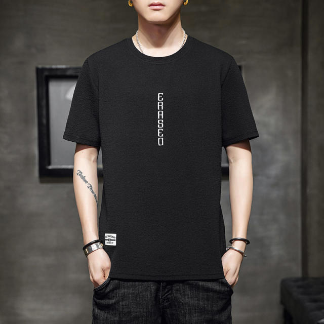 Yellow Summer Men T-shirt For Travel Fashion Casual Tops RL8160B