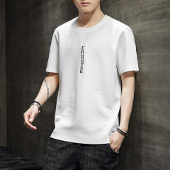 Black Summer Men T-shirt For Travel Fashion Casual Tops RL8160A