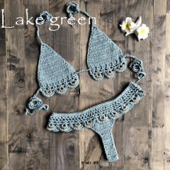 Crochet Bikini Women Micro Beachwear Swimwear PQ6613