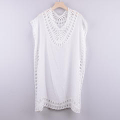 Knit Rushguard Swimwear Crochet Beach Dresses For Women PQB004
