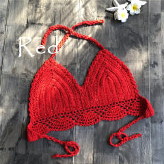 Summer Crochet Bikini Bras Sexy Beach Wear Women Swimwear PQ6906