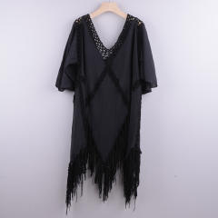 Crochet Beach Dresses For Women Knit Rushguard Swimwear PQB006