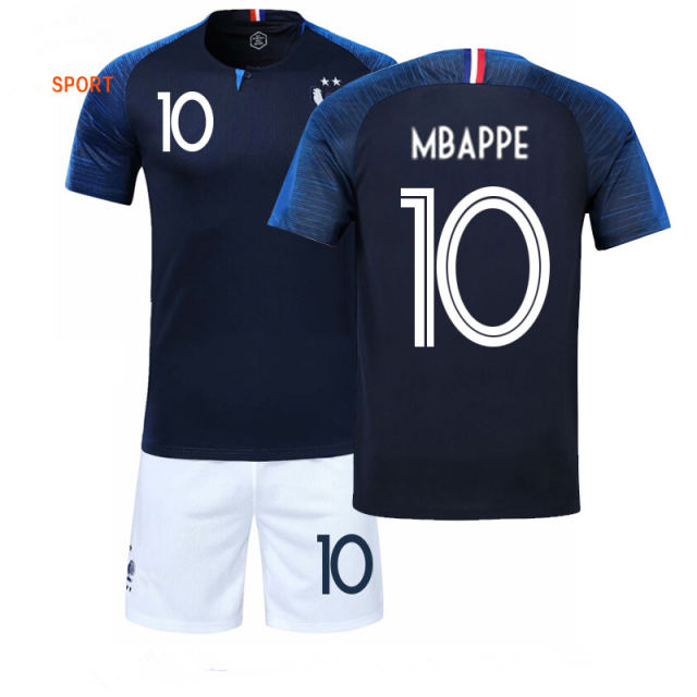2018 France Soccer Jersey for Adult Football Maillot Uniforms PQFR001