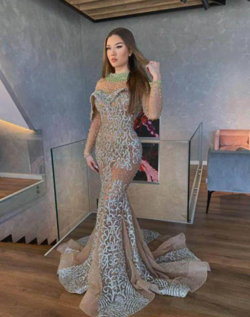 Sexy Mesh Cocktail Dress Women Elegant Evening Dresses PQ8713