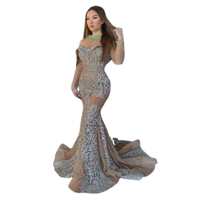 Sexy Mesh Cocktail Dress Women Elegant Evening Dresses PQ8713