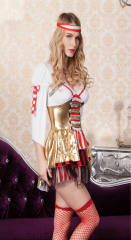 Sexy Halloween Pirate Cosplay Costume Women Carnival Fancy Dress PQ80781