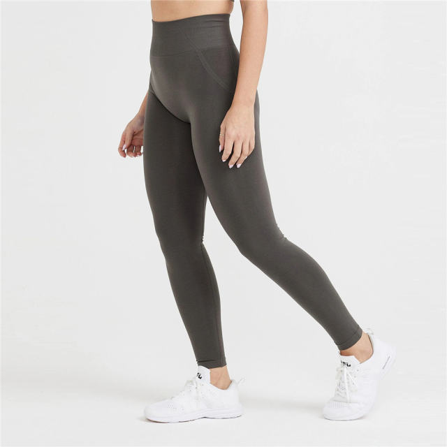 Women Bubble Butt Athletic Trousers High Waist Sport Leggings PQ9128B