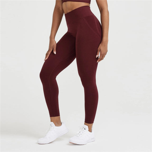High Waist Sport Leggings Women Bubble Butt Athletic Trousers PQ9128A