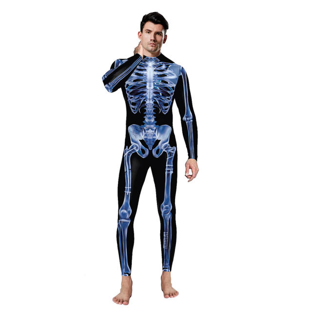 Men Super Hero Jumpsuit Halloween Comic Superhero Costume PQ142-019