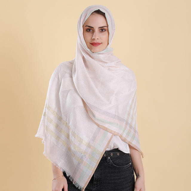 Wholesale Fashion Ethnic Scarf Middle East Muslim Hijab For Women PQ01896B