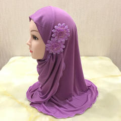 Wholesale Model Middle East Kerchief Children Ethnic Ice Silk Scarf PQH081