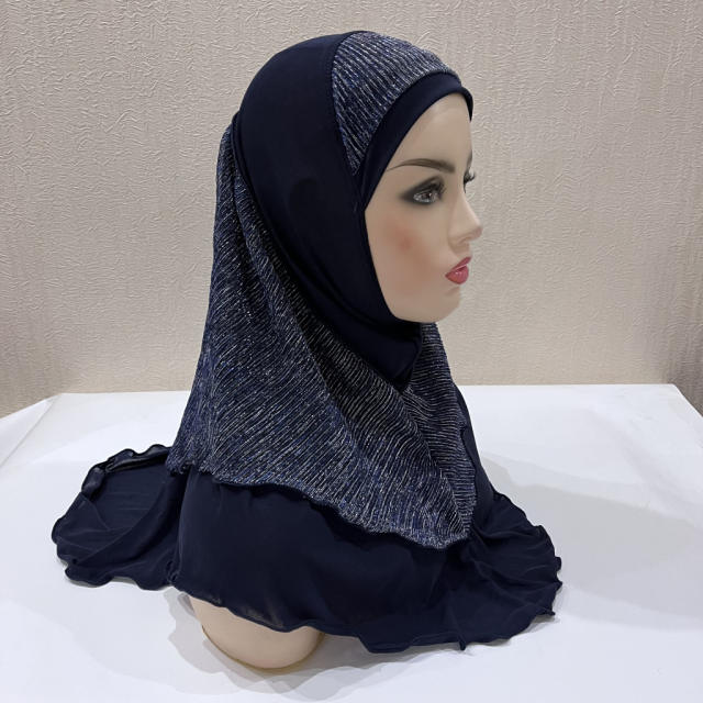 Wholesale Women Middle East Kerchief Ethnic Lady Cotton Scarf PQH076