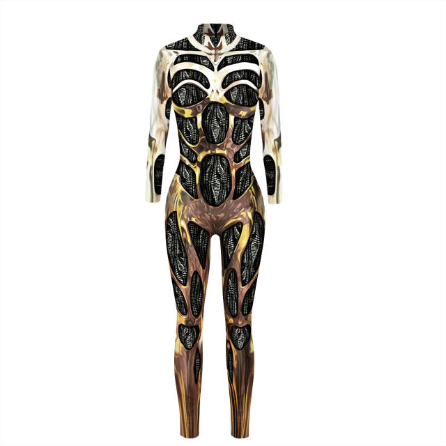 Machine Armor Jumpsuit 3D Digital Printing Cosplay Costume PQBAX183
