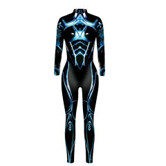 Machine Armor Costume 3D Digital Printing Slim Cos Jumpsuit PQBAX171