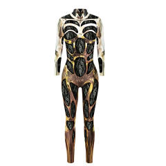 3D Digital Printing Cos Costume Slim Machine Armor Jumpsuit PQBAX176