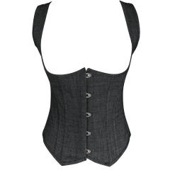 Retro Gothic Corset Women Steampunk Underbust Corselet Sexy Shaper PQ840