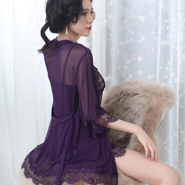 Sexy Lace Nightdress For Women Babydoll Lingerie Sleepwear PQ9022
