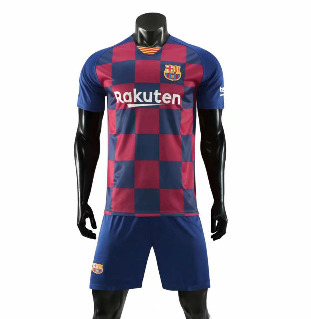 19-20 European Football League Soccer Jersey FCB Football Fan Apparel PQ9966