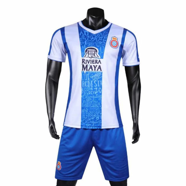 19-20 European Football League Soccer Jersey FCB Football Fan Apparel PQ9966