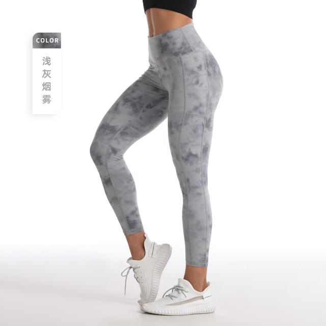 Digital Print Yoga Outfit For Women Sexy Ladies Workout Leggings PQL002
