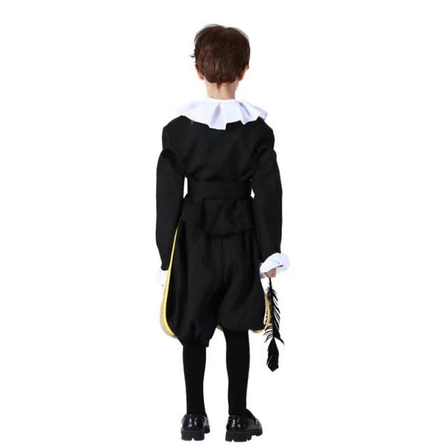 European Royal Family Prince Costume Knight Clothing Cavalier Uniform PQ81311