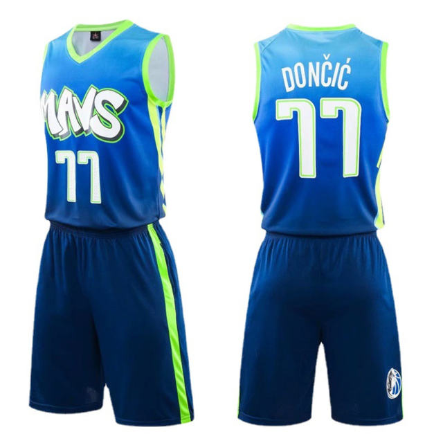 Dallas Mavericks City Edition Basketball Fan Apparel Doncic Basketball Kit PQXN001B