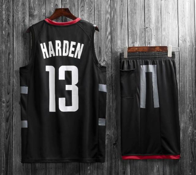 Adult Huston Rockets Basketball Fan Apparel Kits James Harden Basketball Jersey PQJH098