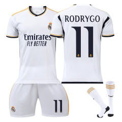 23-24 Real Madrid CF Soccer Jersey Benzema Modrić Home Football Uniforms PQ36560