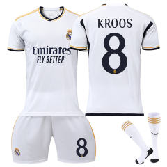 23-24 Real Madrid CF Soccer Jersey Benzema Modrić Home Football Uniforms PQ36560