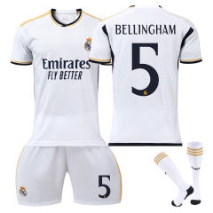 23-24 Real Madrid CF Soccer Jersey Benzema Modrić Home Football Uniforms PQ36560