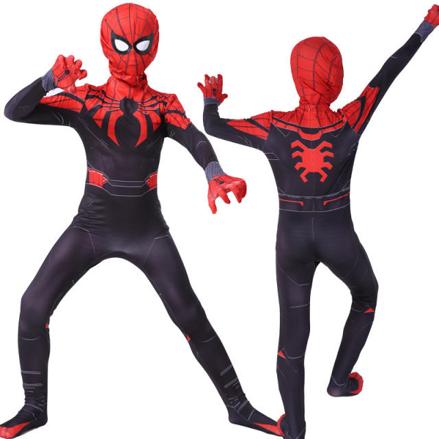 Halloween Cosplay Uniform Spider Man Costume For Kid PQ19198E