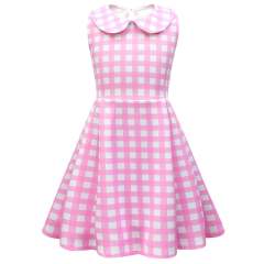 Real-life Cartoon Princess Costume Movie Uniform Girl Plaid Fancy Dress PQ81578
